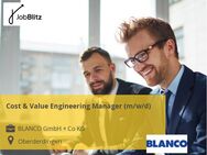 Cost & Value Engineering Manager (m/w/d) - Oberderdingen