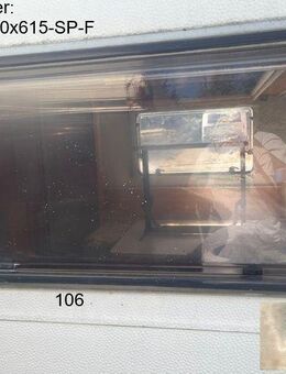 Knaus Azur Wohnwagenfenster ca 106 x 61,5 Birkholz D2198 PMMA Sonderpreis (Farbklekse, verblasster Rand) zB 590 BJ 98 gebr. - Schotten Zentrum