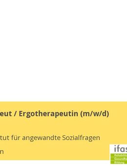 Ergotherapeut / Ergotherapeutin (m/w/d) - Göttingen