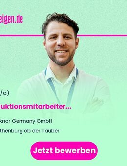 Produktionsmitarbeiter (m/w/d) - Rothenburg (Tauber)