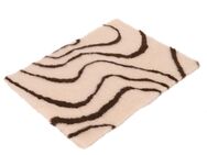 Vetbed® Isobed SL Hundedecke Wave, creme/braun - L 75 x B 50 cm