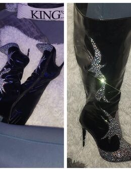 Schöne Glitzer Stiefel wie Neu - Stockelsdorf