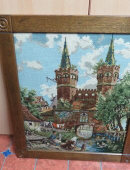 Gobelinbild Hangestickt - Ratingen