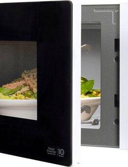 LG Mikrowelle MS 23 NECBW, Mikrowelle, 23 l, Smart Inverter Technologie, echte Glasfront