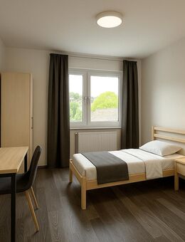 Einziehen. Wohlfühlen. Losleben - Möbliertes Zimmer in moderner 3er WG (3/3) - Castrop-Rauxel