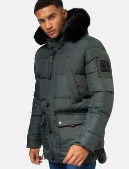 Stone Harbour Steppjacke Mironoo stylische Outdoorjacke mit großer Kapuze