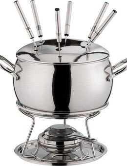 APS Bowle-Set (Set, 13-tlg), Fondue-Set und Feuerzangenbowle, 13-teilig, Edelstahl, 2,2 Liter