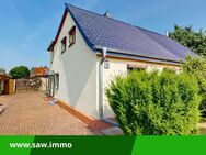 Ohne Käuferprovision! Familienfreundliche Doppelhaushälfte mit Charme und schickem Garten - Köthen (Anhalt)
