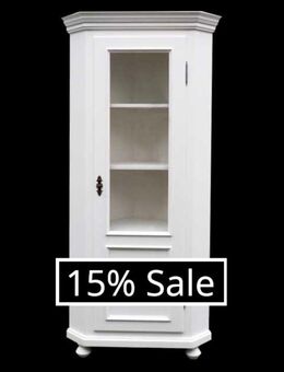 Sale 15%, Eckvitrine, Vintage, antik, shabby-chic Stil (1363) - Kirchheim (Neckar)