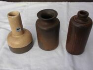 RRK Keramik Handarbeit 3 Vasen braun Vintage zus. 9,- - Flensburg