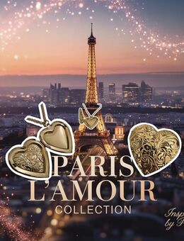 Goldene Herz Medaillon Kette • Aufklappbar • Paris Lamour Collect - Bremerhaven