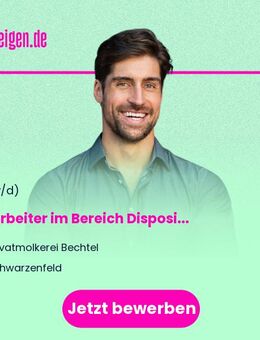 Mitarbeiter im Bereich Disposition (m/w/d) - Schwarzenfeld