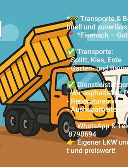 *🚧 Transporte & Bauarbeiten – Schnell und zuverlässig!🛠️ - Gotha Zentrum