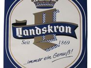 Brauerei Landskron - ..... immer ein Genuß - Aufkleber 19,7 x 17,5 cm - Doberschütz