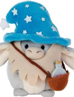 Nici Kuscheltier mymochi, Set Esel Earl 8 cm mit Zaubertrank und Zaubererkostüm, in Geschenkbox