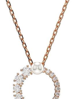 Swarovski Kette mit Anhänger Schmuck Geschenk Halskette Matrix, mit Swarovski® Zirkonia (synth) - mit Swarovski® Perle