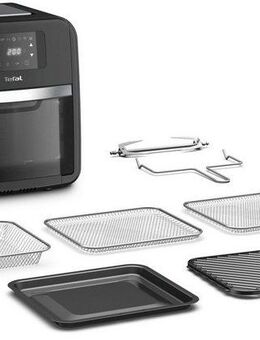 Tefal Heißluftfritteuse FW5018 Easy Fry Oven & Grill, 2000 W, 7 Zubehörteile, 11 L, Temperaturkontrolle, einfach zu Reinigen, Timer
