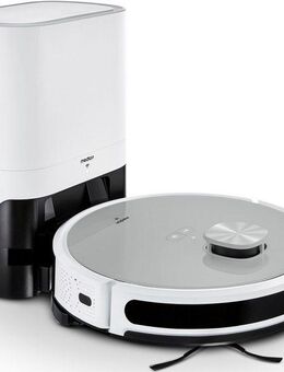 Medion® Nass-Trocken-Saugroboter X21 SW+ (MD 11500), Absaugstation, Lasernavigation, 3 kPa Saugleistung, App- und Sprachsteuerung, raumspezifische Reinigung, Verbotszonen