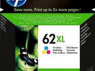 HP 62XL Tintenpatrone (1-tlg., original Druckerpatrone 62 cyan/magenta/yellow XL)