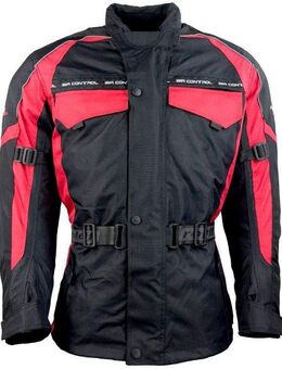 roleff Motorradjacke Reno mit Protektoren, 4 Taschen, 3 Belüftungslöcher