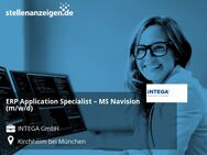 ERP Application Specialist – MS Navision (m/w/d) - Kirchheim (München)