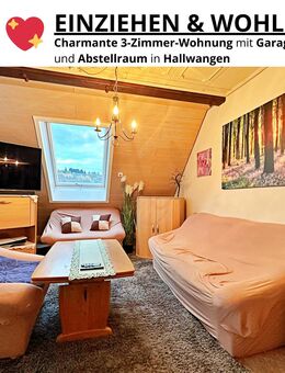 EINZIEHEN & WOHLFÜHLEN - Charmante 3Z-WHG mit Garage und Stellplatz - Dornstetten