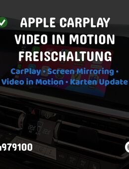 BMW APPLE CARPLAY FREISCHALTUNG für F20 F30 F32 G11 G31 G30 G32 - Waldorf