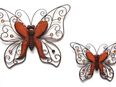 Wanddeko Schmetterlinge 2er-Set Wandbehang Wandbild Deko #37159 in 75217