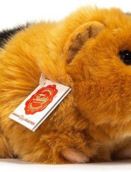 Teddy Hermann® Kuscheltier Meerschweinchen schwarz/gold, 20 cm, zum Teil aus recyceltem Material