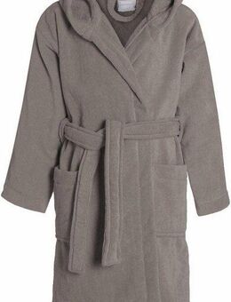 Seahorse Kinderbademantel Seahorse Pure, Langform, Velours, Kapuze, Gürtel, Langarm, aufgesetzte Taschen