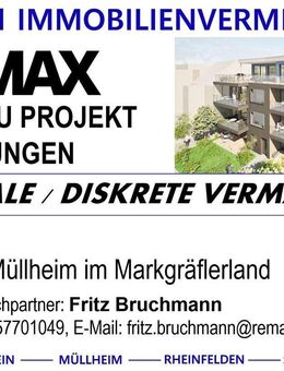 NEUBAU PROJEKT WOHNUNGEN MÜLLHEIM IM MARKGRÄFLERLAND: Investoren mit Vision gesucht! Jetzt informier - Müllheim
