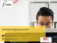 Application Engineer (m/w/d) - Bad Staffelstein