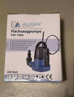 Allegra Flachsaugpumpe FSP 7000 - Minden Todtenhausen