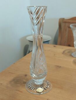 Hohe schlanke Vase, Nachtmann Bleikristall Original Kunst-Handarbeit, ca. 1960er Jahre - Schwabach