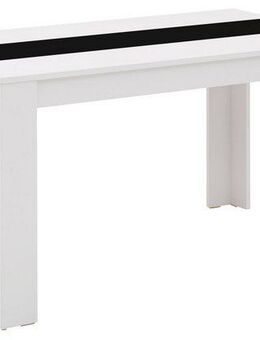 HELA Esstisch SIMONE, Breite 140cm, mit Wendeeinlage Dekor/Schwarz, Unser Bestpreis