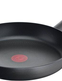 Tefal Bratpfanne Ultimate On Induktion, Thermo-Signal bei idealer Brattemperatur, Aluminium (1-tlg), Titanium Antihaftbeschichtung, für alle Herdarten geeignet