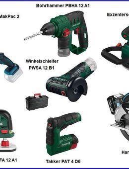 Makita/Parkside 7 Akku-Geräte aus Werkstattauflösung, gebraucht, sehr guter Zustand - Rheinsberg