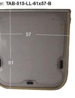 Tabbert Wohnwagenfenster ca 61 x 57 BADFENSTER gebr. (zB 515er Comtesse) Langlotz - Schotten Zentrum