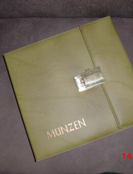 Münzalbum 1970 Kunststoff Grün Schloss Nostalgie - Bottrop