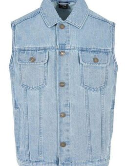 URBAN CLASSICS Jerseyweste Urban Classics Herren Denim Vest (1-tlg)