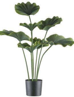 Kunstpalme Strahlenpalme, Creativ green, Höhe 100 cm, in trendiger Farbgebung