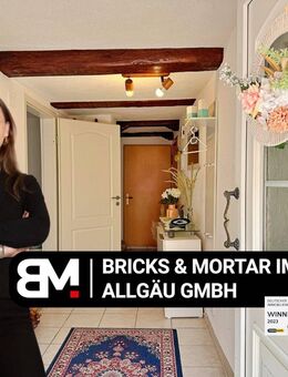Altbezeichnung "Herberge" 4-Zimmer-Erdgeschosswohnung inkl. Garten, Garage und Stellplatz - Kempten (Allgäu)