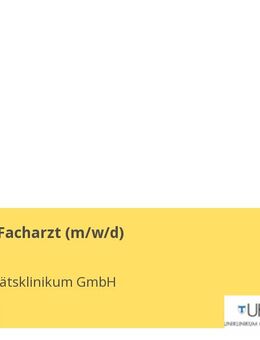Oberarzt / Facharzt (m/w/d) - Marburg