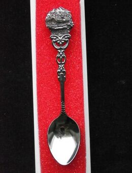 Löffel Grassl Enzian Sammellöffel Souvenir Andenken versilbert 3,- - Flensburg