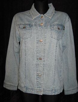 NEU * Klassisch * modern * Original VINTAGE * Festival * Jeans- Jacke "Jake's" Gr. 42- 44/ M- L * hell- blau * - Riedlingen