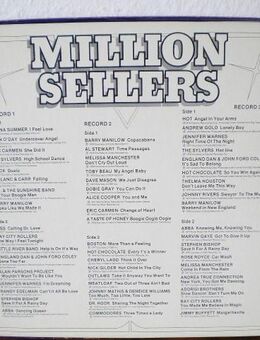 Million Sellers-Vinyl-3 LP Set Box,Ronco,1979,Rar ! - Linnich