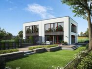 Schnell sein - eine Hälfte ist bereits reserviert! Kubisches Doppelhaus inklusive Grundstück in Gräfelfing - Gräfelfing