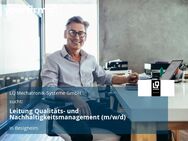 Leitung Qualitäts- und Nachhaltigkeitsmanagement (m/w/d) - Besigheim