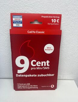 Vodafone Prepaid Simkarte mit 10,-€ Startguthaben - Göttingen