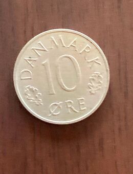Münze Münzen Umlaufmünze Dänemark 10 Öre 1973 - Alzey